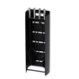 Serviteur acier noir Fire Tower, 4 accessoires