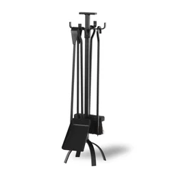 Serviteur acier noir LE MARQUIERr Basic Trépied, 4 accessoires