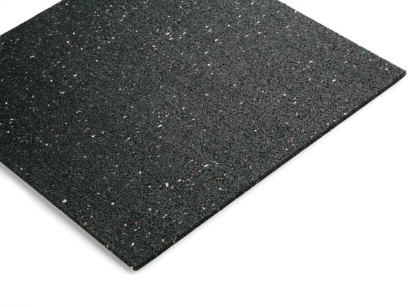 Dalle antivibration polyethylène 60x60 cm épaisseur 10mm