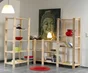 Etagère Pin, 4 Tablettes , L.82 X P.40 X H.170 Cm