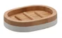 Porte-savon James, blanc-blanc 0