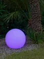 Boule Solaire Buly, Diam 30Cm, Changement De Couleurs, Blanc