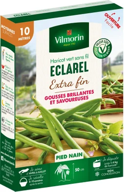 Graine haricot eclarel VILMORIN 53 g