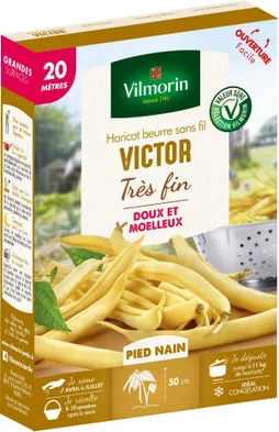 Graine haricot victor VILMORIN 121 g