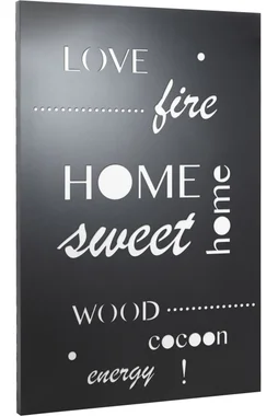 Plaque de protection murale noir sable EQUATION Home, l.80 cm x H.120 cm