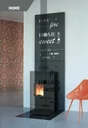 Plaque de protection murale noir sable EQUATION Home, l.80 cm x H.120 cm