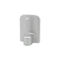 Lot De 4 Supports Autocollants Barre De Vitrage, 10 Mm Gris Mat Inspire