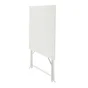 Table de jardin pliante  NATERIAL Flora carré blanc 2 personnes
