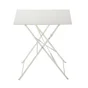 Table de jardin pliante  NATERIAL Flora carré blanc 2 personnes