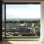 Table de jardin NATERIAL Emys carré gris anthracite, 4 personnes
