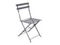 Chaise de jardin NATERIAL Flora en acier gris