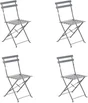 Chaise de jardin NATERIAL Flora en acier gris