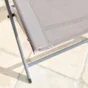 Chaise de jardin NATERIAL Emys en acier gris