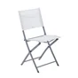 Chaise de jardin NATERIAL EMYS en acier blanc