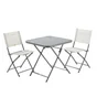 Chaise de jardin NATERIAL EMYS en acier blanc