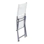 Chaise de jardin NATERIAL EMYS en acier blanc
