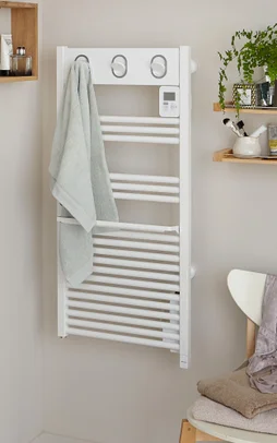 Sèche-serviettes électrique Marapi, SAUTER, 500W H.108 x l.50 cm blanc