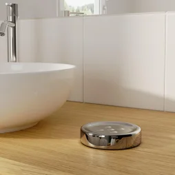Porte-savon céramique Essential, chrome Essential