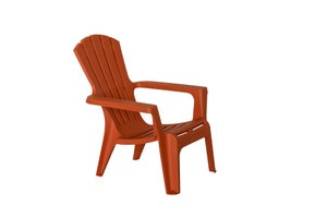 Fauteuil résine injectée terracota Adirondack BICA, 1 personnes