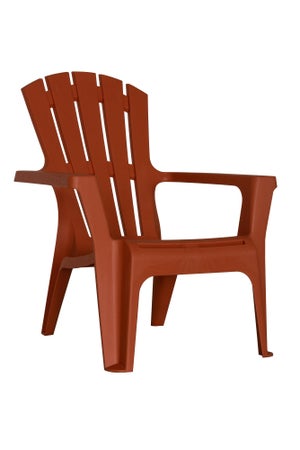 Fauteuil résine injectée terracota Adirondack BICA, 1 personnes