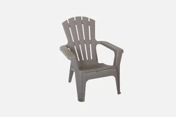Fauteuil bas en résine Adirondack taupe