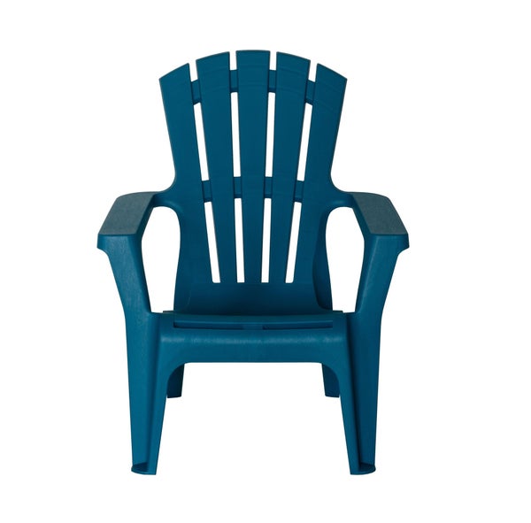 Fauteuil résine injectée bleu miami Adirondack BICA, 1 personnes