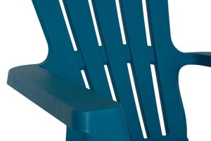 Fauteuil résine injectée bleu miami Adirondack BICA, 1 personnes