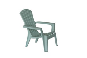 Fauteuil résine injectée vert laguna Adirondack BICA, 1 personnes