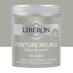 Peinture Meuble Et Boiserie Caséine Liberon Gris Flamant Mat 0.5 L