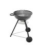 Barbecue au charbon de bois, diam. 48 cm noir