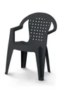 Fauteuil monobloc NORMA, anthracite