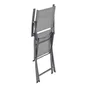 Fauteuil de jardin NATERIAL Emys en acier taupe