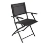 Fauteuil de jardin NATERIAL Emys en acier gris