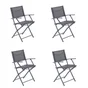 Fauteuil de jardin NATERIAL Emys en acier gris