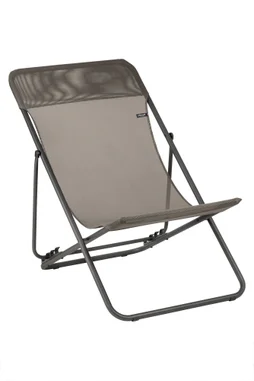 Transat de jardin en acier Maxi graphite LAFUMA MOBILIER