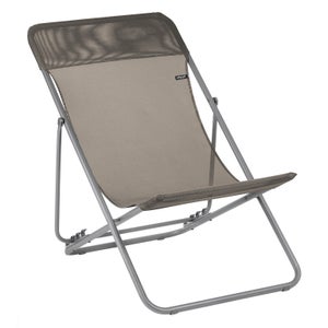 Transat de jardin en acier Maxi graphite LAFUMA MOBILIER