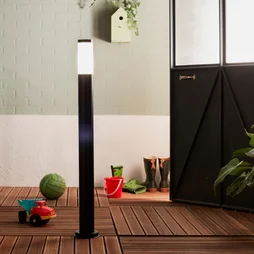 Potelet Extérieur E27 Max 40W Noir Travis Inspire