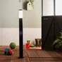 Potelet Extérieur E27 Max 40W Noir Travis Inspire