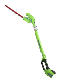 Taille-Haie Sur Perche Sur Batterie Greenworks G40Pha, 40 V L.51 Cm
