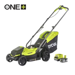 Tondeuse sur batterie RYOBY ONE+ Rlm18X33B40, 18 V, l. 33 cm