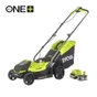Tondeuse sur batterie RYOBY ONE+ Rlm18X33B40, 18 V, l. 33 cm