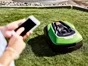 Robot tondeuse connecté GREENWORKS Grl110 wifi et gsm, 1000 m², l. 22 cm