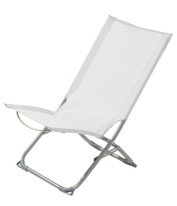 Chilienne de jardin Cap ferret en polyester blanc