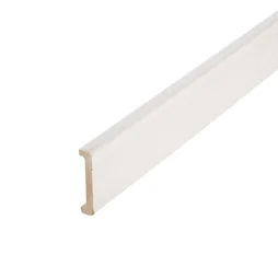 Nez De Cloison Pour Cloison De 70 Mm Sans Noeud Blanc, 11 X 73 Mm, L.2.5 M