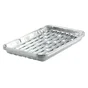 Lot de 5 barquettes en aluminium NATERIAL pour barbecue, L.23 x l.4 x H.34 cm