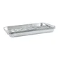 Lot de 5 barquettes en aluminium NATERIAL pour barbecue, L.23 x l.4 x H.34 cm