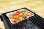 Lot de 5 barquettes en aluminium NATERIAL pour barbecue, L.23 x l.4 x H.34 cm