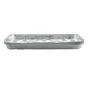 Lot de 5 barquettes en aluminium NATERIAL pour barbecue, L.23 x l.4 x H.34 cm