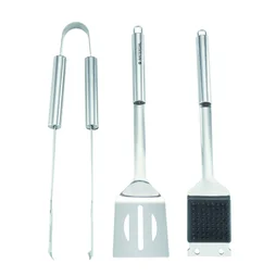 Set de 3 accessoires de cuisson en inox NATERIAL pour barbecue