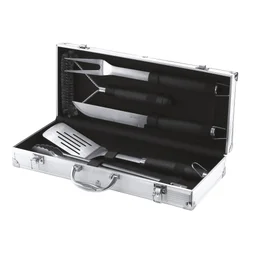 Set de 5 accessoires de cuisson en inox avec manche ergo NATERIAL pour barbecue